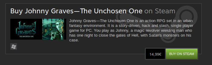 Johnny Graves is on Steam